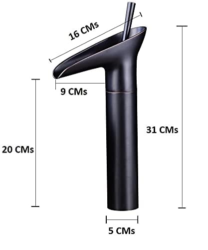 Modern Bathroom Vessel Sink Faucet, Matte Black Single Handle Mixer Tap, High Arc Design - Image 5
