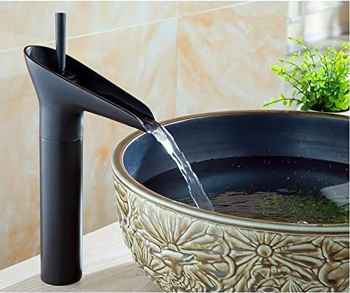 Modern Bathroom Vessel Sink Faucet, Matte Black Single Handle Mixer Tap, High Arc Design - Image 6